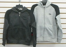 Boys STX 38 Lt. Dark Heather Gray Hooded Medium Weight Jackets Sizes 8-14/16