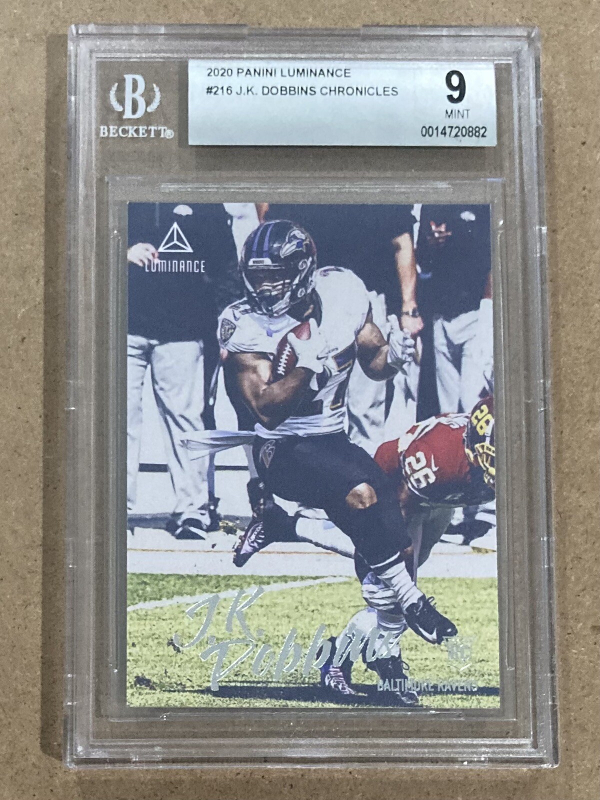 JK Dobbins Panini Luminance #115 Base