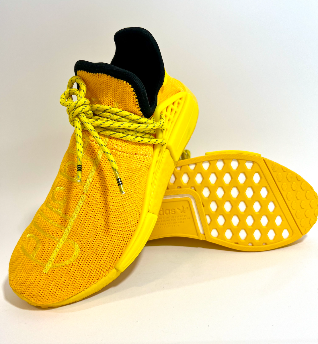 ADIDAS HU NMD Human Race x Pharrell Williams (Yellow, Size ADIDAS HU NMD Human Race x Pharrell Williams (Yellow, Size