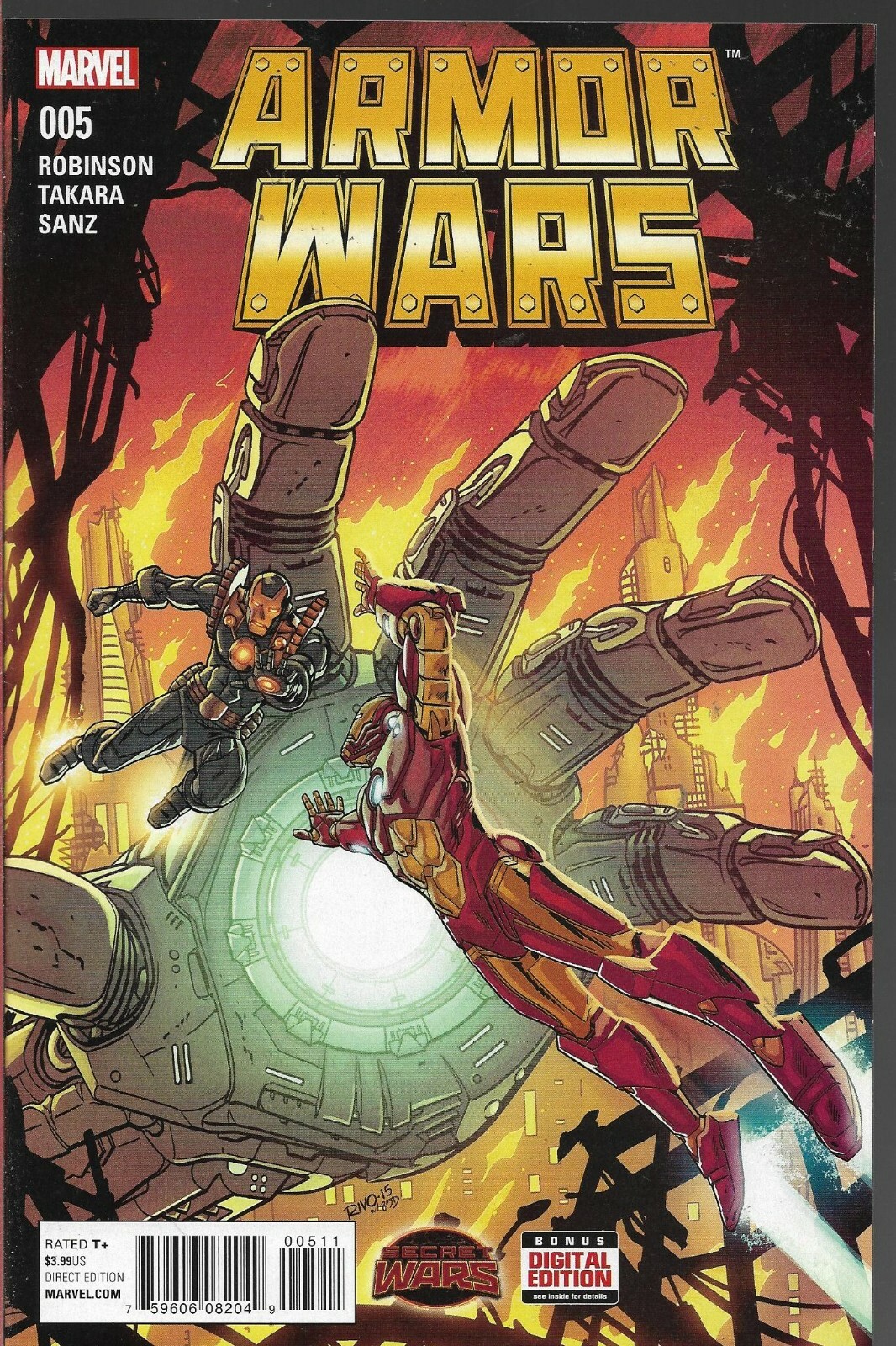 ARMOR WARS #5 - Secret Wars - Back Issue