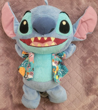 Disney's Lilo  Stitch- Stitch Plush with Hawaiian Shirt 13" Stuffed Animal