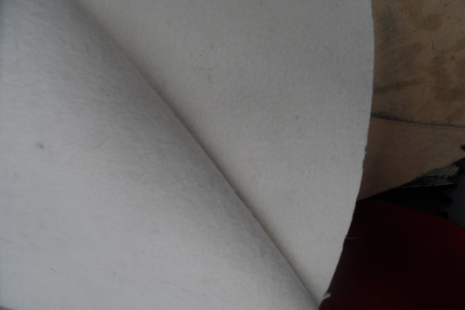 Engineering /"B/" Grade FELT 300 mm x 214 mm X 4.8 mm Thick A4 WHITE FREE POST