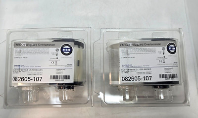 [LOT OF 2] FARGO HID 082605-107 Polyguard Overlaminate 250 Images FREE SHIP c