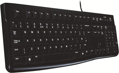 Logitech K120 Wired Business Keyboard AZERTY French Layout Black PC/Server USB - Picture 3 of 3