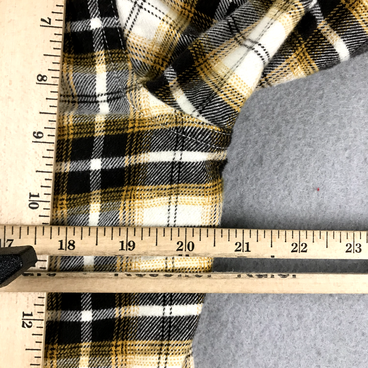 Chemise de travail Tilley Tuff en flanelle pour homme jaune à carreaux