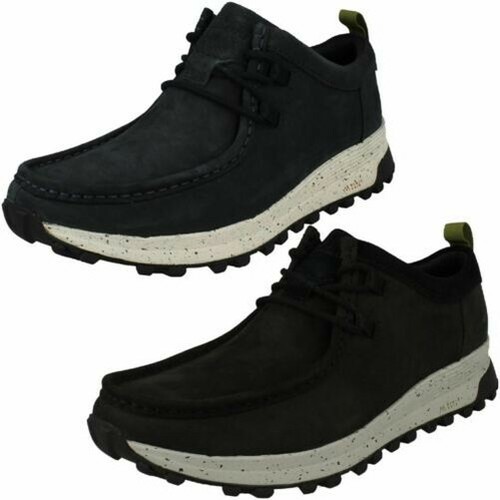 Clarks ATL Trek Wally Mens Casual Shoes Navy Nubuck UK 9