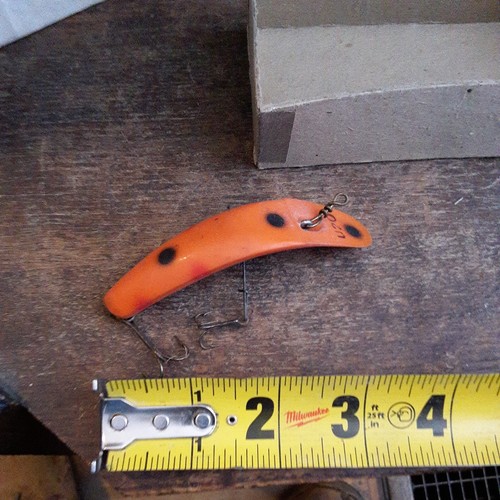 Vintage Fishing Lure Flatfish Lure for Casting or Trolling Helin Tackle Co. - Picture 16 of 18