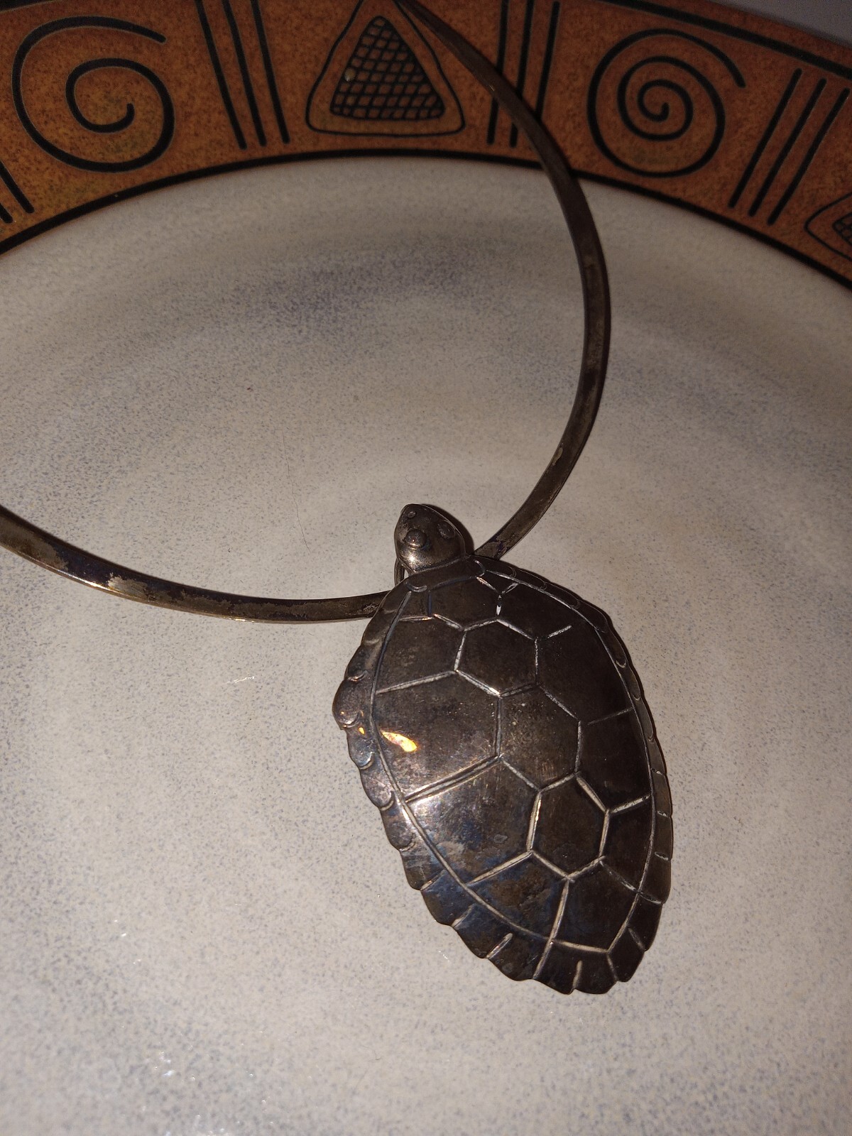 Vintage  Native American Solid Sterling Silver Tu… - image 7