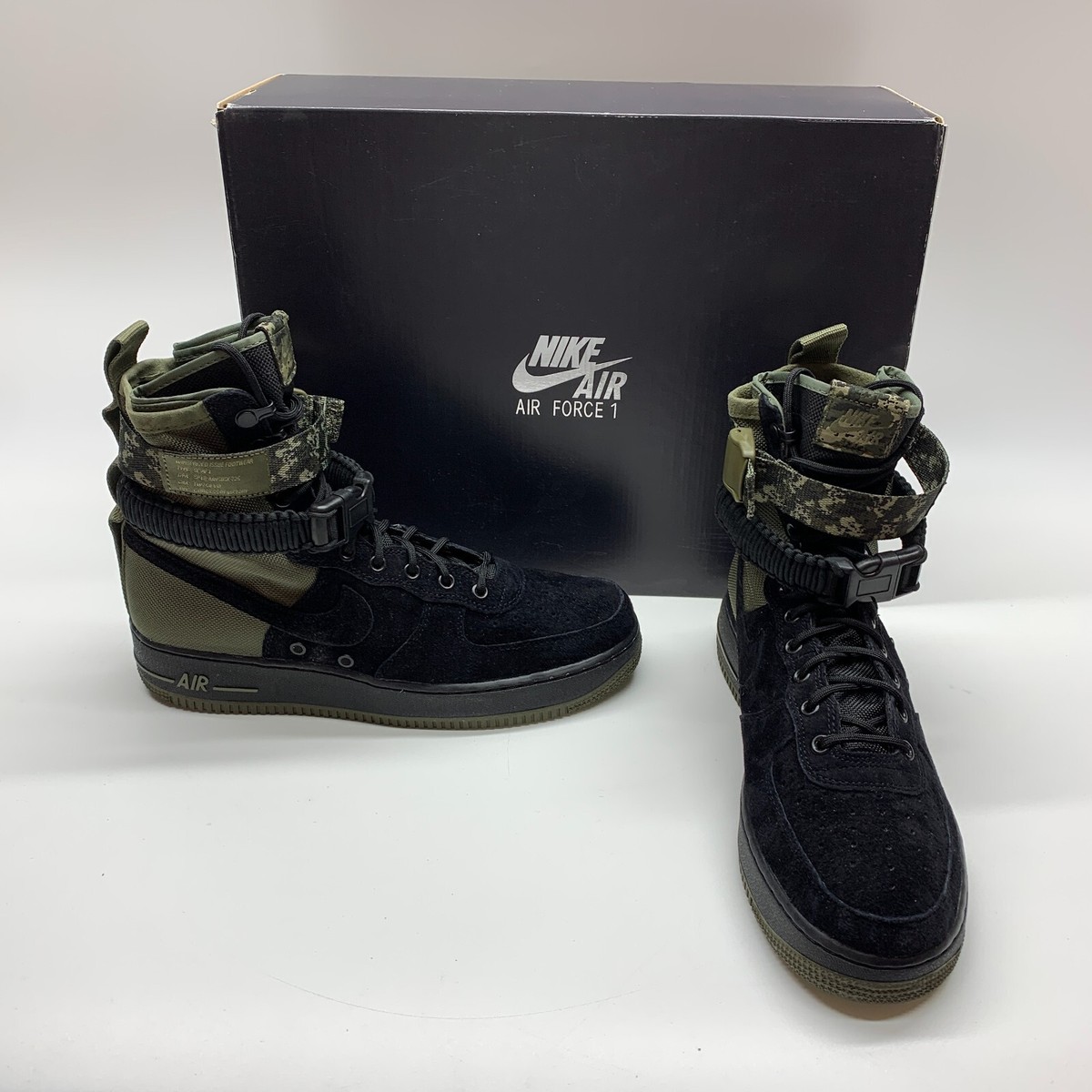 Nike SF AF1 864024 004 Black Olive Special Field Air Force 1 Boot