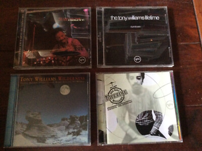 Tony Williams [4 CD Alben] Spectrum Anthology Turn It Over Wilderness Emergency