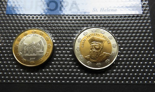 ST HELENA Ascension 2007 SET EURO SPECIMEN PATTERN GREAT BRITAIN TRISTAN D CUNHA - Picture 3 of 7