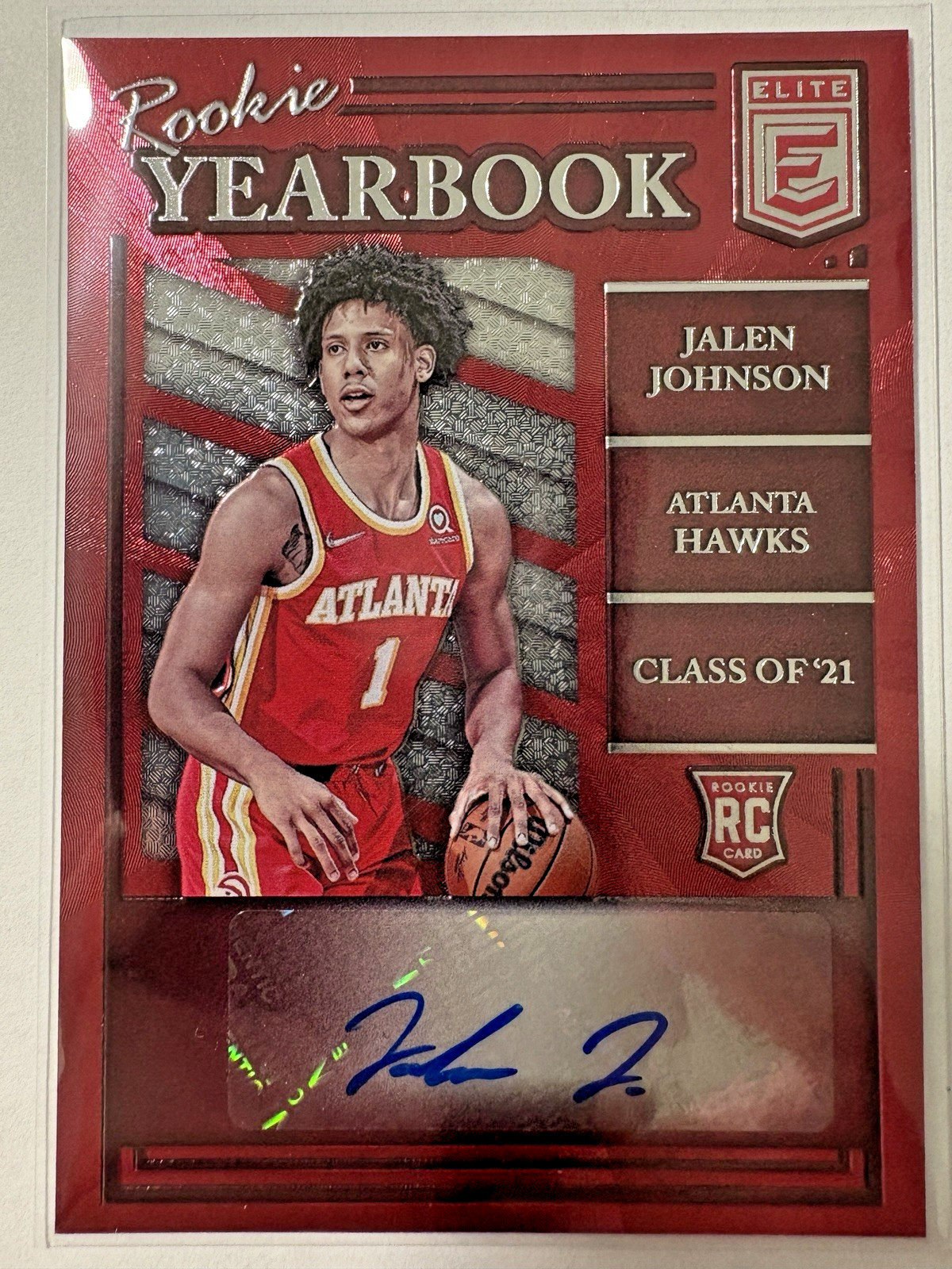 Jalen Johnson 2021-22 Donruss Elite - Rookie Yearbook Autographs #RY-JJO (AU)