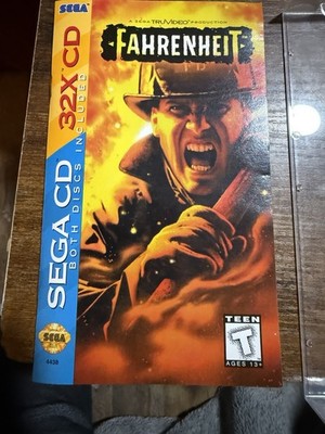 Fahrenheit (Sega 32X CD 1995) complete CIB