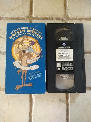 Road Runner vs. Wile E. Coyote VHS The Classic Chase 1985 Golden Jubilee
