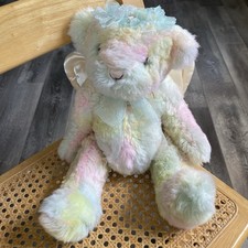 Toys R Us Animal Alley Tye Dye Pastel Plush Bear Angel Vintage 15  