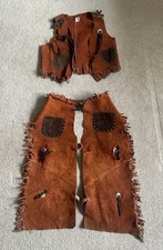 Vintage Child  s Cowboy Vest And Chaps