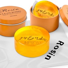 2Pack Violin Rosin, Natural Light Low Dust Rosin for Violin Viola and Cello B...