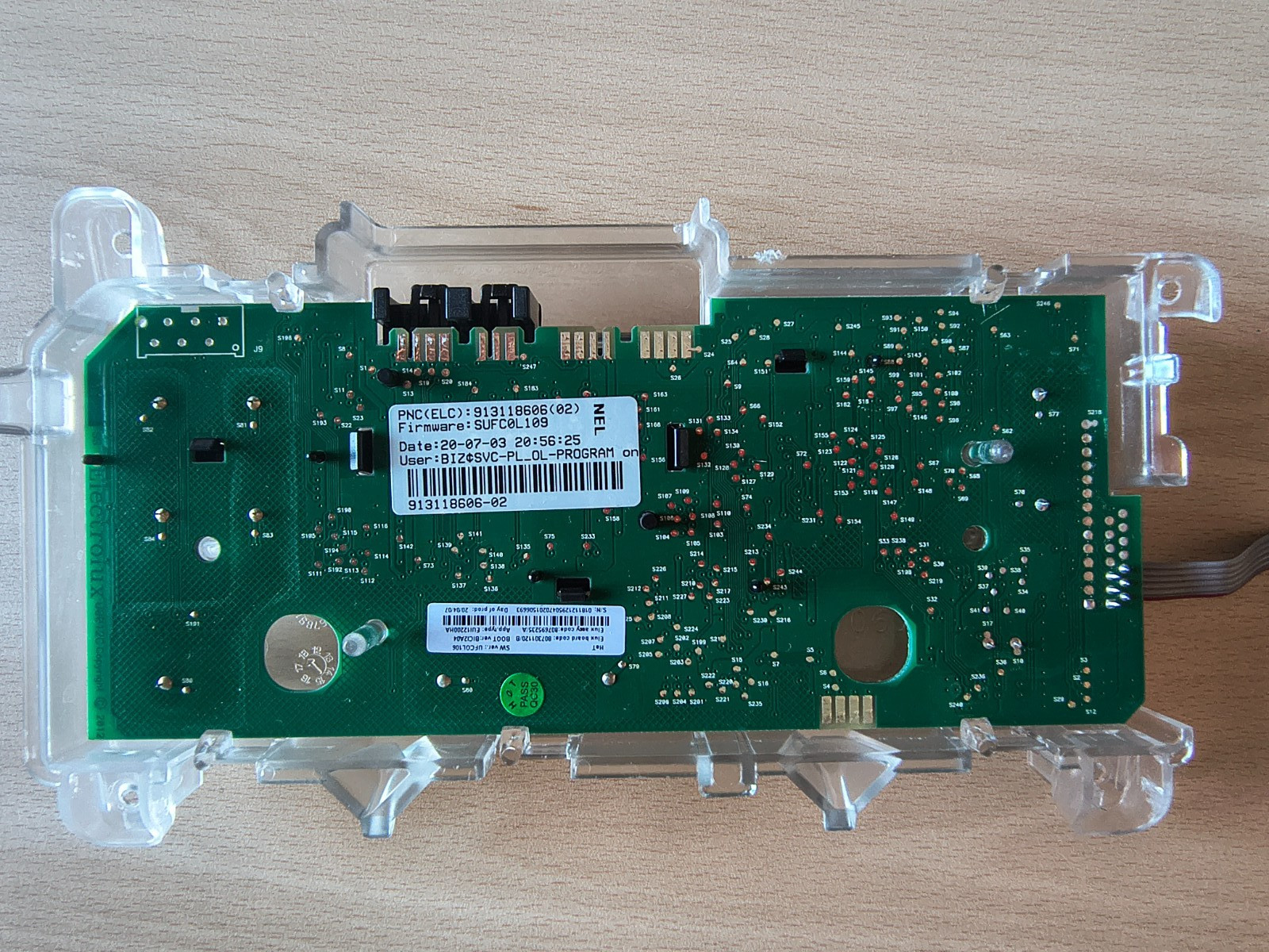 Lavatrice Electrolux EW2T570U - 913118606 02 - scheda comandi- USATO - ANDRIA