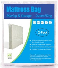 Mattress Bag for Moving and Storage, Queen and King Size, 2 Pack
