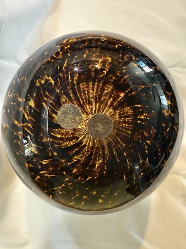 VTG Murano 6” Glass Orb. Beautiful Speckles. Large!! - Picture 4 of 7