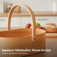 Cesto d e a escursion - e al natrucioli di legnoralel'aperto Intrecciato