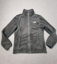 The North Face Fleece Jacket Womens Medium Black Lined Long Sleeve Full Zipper