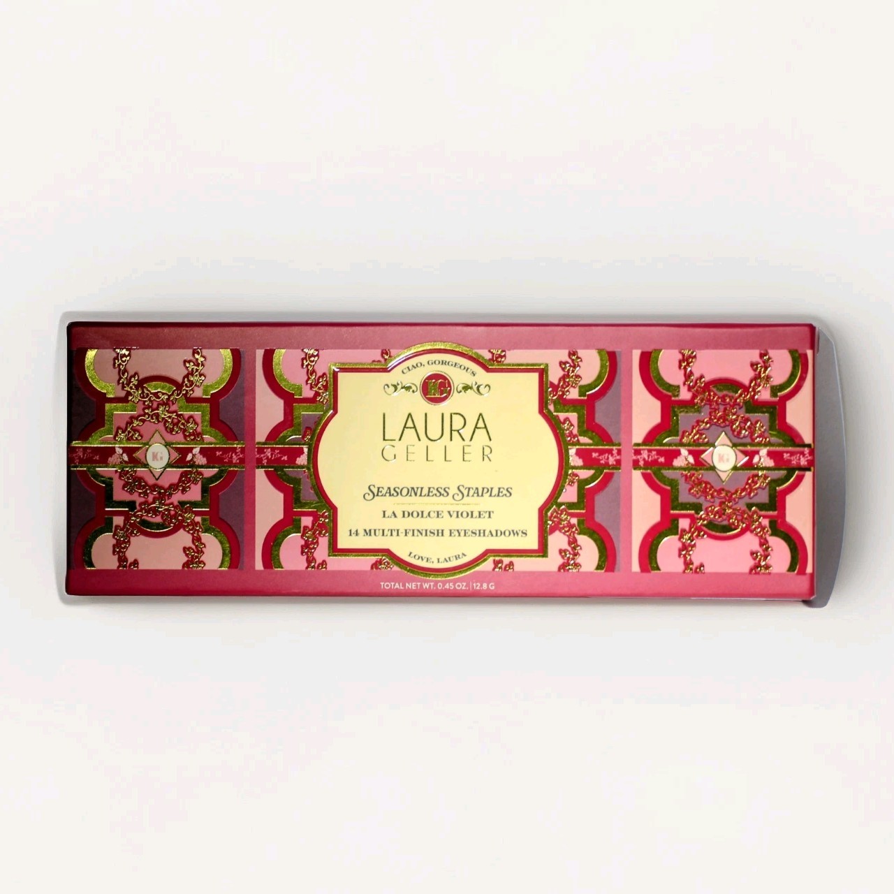 Laura Geller 14 Multi-Finis Shimmer and Matte Eyeshadow Palette La Dolce Violet