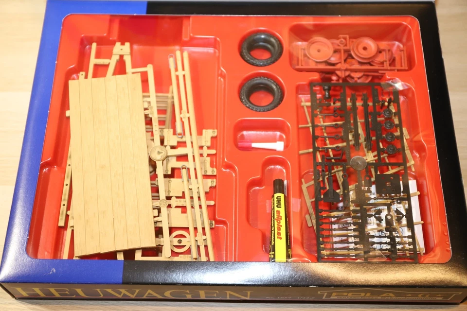 Pola 1857 Hay Wagon, LGB, G Gauge, Kit Original Packaging - Image 2 of 4