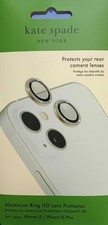 Kate Spade New York Apple iPhone 15/iPhone15 Plus Ring Lens Protector-Stone Gold