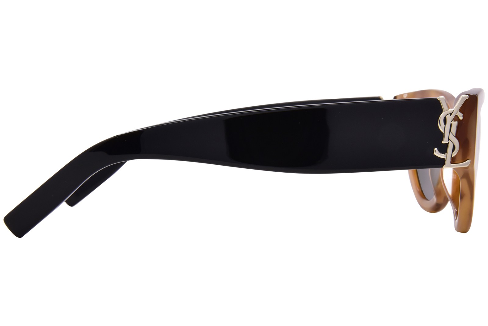 Saint Laurent SL M94 007 occhiali da sole donna avana nero nero occhio di gatto 53 mm