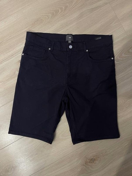 Men H&M Shorts Navy 34