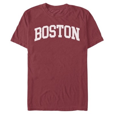 Men's Lost Gods Collegiate Boston Name Logo T-Shirt