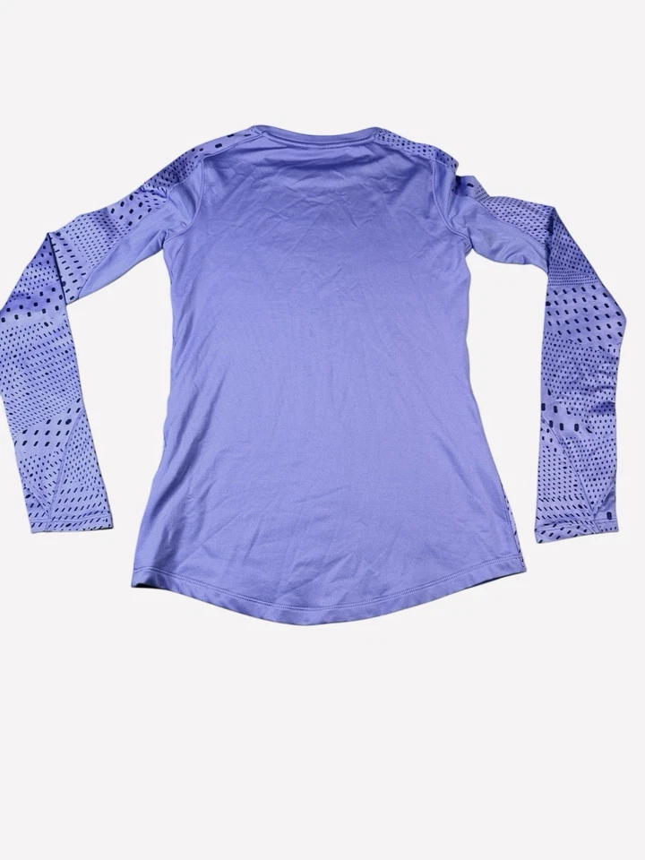 Under Armour Women’s Purple ColdGear Long Sleeve Active Top Thumb Holes XSmall - Image 4 of 4