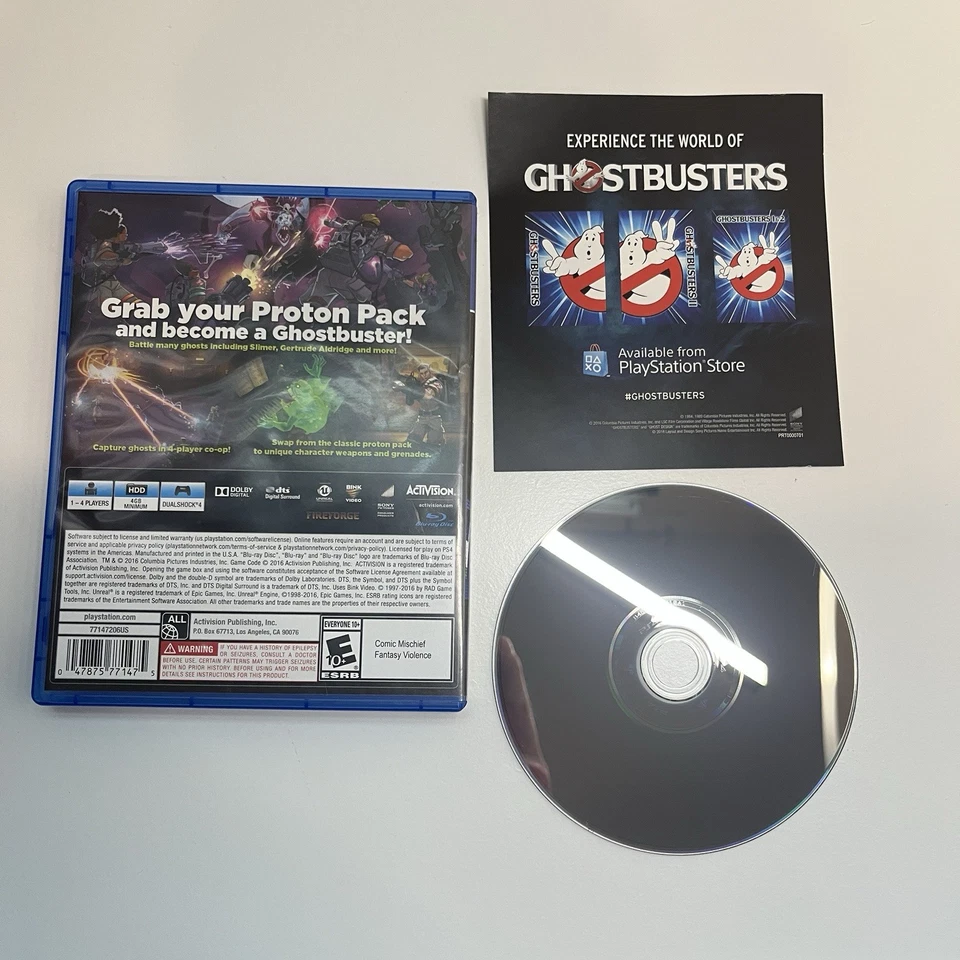Ghostbusters (Sony PlayStation 4 PS4) CASE AND DISC ONLY - Image 2 of 3