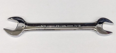 Armstrong 11/16'' & 3/4'' Open End Wrench Full Polish 26-106 USA