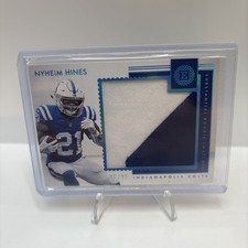 2018 Panini Encased Nyheim Hines Substantial Rookie Swatches #SRS-NH 25/25 Colts