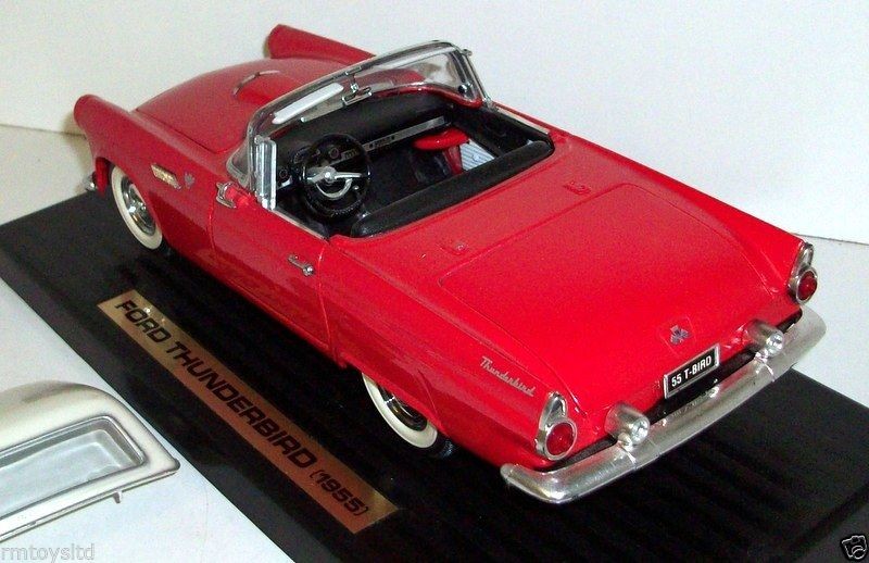 ROAD TOUGH 1/18 - 92068 1955 FORD THUNDERBIRD - RED | eBay
