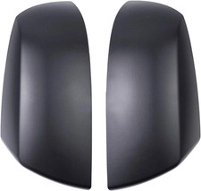 Driver and Passenger Side Mirror Cover Matte Black with Clip for Toyota Tundra