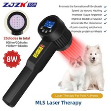 Portable MLS Infrared 8W Laser Therapy Device for Joint Pain Arthritis Pets Home