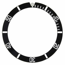 Bezel Insert For Rolex Plastic Submariner 1680, 5512, 5513, 5517 Black