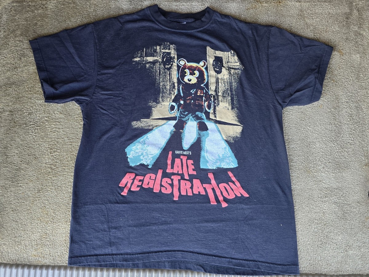 Kanye West Late Registration Shirt XL Reprint Rap Tee Touch The