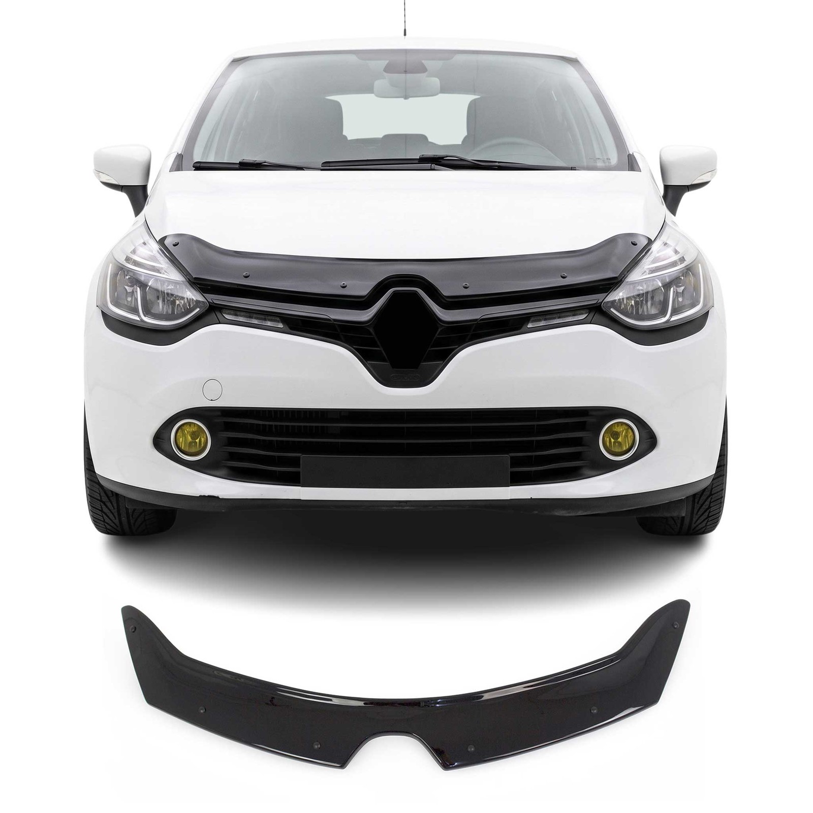 Déflecteur de capot pour Renault Clio pour protéger vos trajets d'autoroute