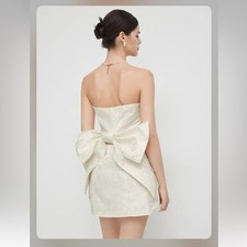 Cider JACQUARD TUBE BOWKNOT MINI DRESS CC24-14 L