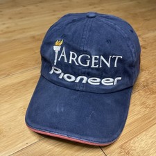 Targent Pioneer Danica Patrick Honda Indy NASCAR Navy Red Dad Stye Hat Cap Speed