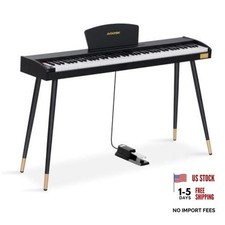 88 Keys Digital Piano, Electric Piano Full-size Semi Weighted Keyboard AD-X1N