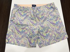 Michaels Mens XL Multicolor Paisley Swim Trun...