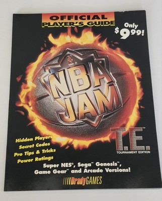 NBA JAM T.E. TE Brady Games Official Player's Strategy Guide Book