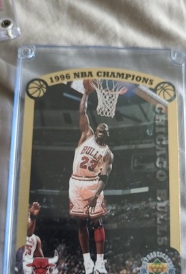1996 Upper Deck Authenticated - Michael Jordan #MJ96C 1996 NBA Champions /20000