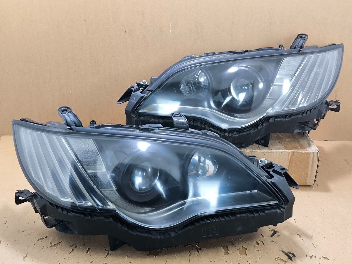 JDM Subaru Legacy BPE BP5 BL5 LATE MODEL HID BLACK Headlights