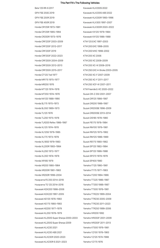 Tubo Bridgestone ultra resistente para motocicleta 100/100x18 para HONDA CRF230F Foto 4 de 4